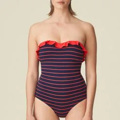 Maillot 1 Pièce Bretelles Amovibles CELINE Pomme D’Amour Marie Jo Swim