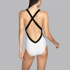 Devant -Bikini Magasin de vente 3408537SWI Trikini Maillot De Bain Special Andres Sarda Swimwear Mod Blanc 4