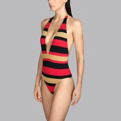 Devant -Bikini Magasin de vente 3408937FLM Trikini Maillot De Bain Special Andres Sarda Swimwear Pop Flame 2