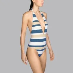 Devant -Bikini Magasin de vente 3408937SKY Trikini Maillot De Bain Special Andres Sarda Swimwear Pop Sky 3